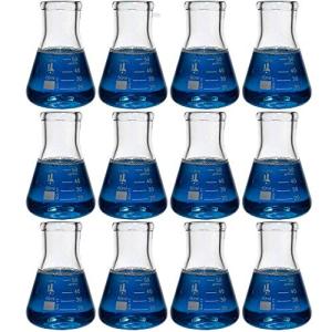 50ml Borosilicate Narrow Mouth Erlenmeyer Flask Pack