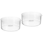 Borosilicate Crystallizing Dishes with Spout, 2500ml - 2 Pack