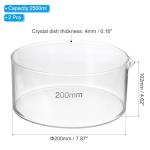 Borosilicate Crystallizing Dishes with Spout, 2500ml - 2 Pack