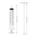 10ml Syringe Set with Metal and Plastic Tubes