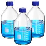 Remerry 2000ml Glass Media Storage Bottles - 3 Pack