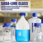 Remerry 2000ml Glass Media Storage Bottles - 3 Pack