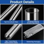 Akamino 6-Pack Large 100ml Glass Test Tubes