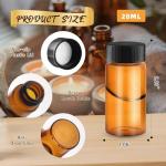 Amber Glass Essential Oil Bottles - 100 Pack