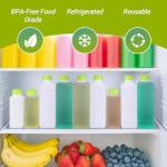 34oz Plastic Lab Reagent Bottle with Caps - 2 Pack