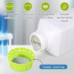 34oz Plastic Lab Reagent Bottle with Caps - 2 Pack