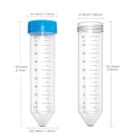 50ml Sterile Conical Centrifuge Tubes, Pack of 25