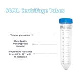 50ml Sterile Conical Centrifuge Tubes, Pack of 25