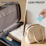 4 oz Airtight Plastic Bottles with Caps, 4 Pcs