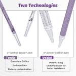 Sterile 50mL Purple Serological Pipettes, 40 Pack
