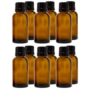 12 Pack of 30 ml Amber Glass Bottles