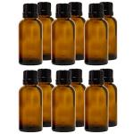 12 Pack of 30 ml Amber Glass Bottles