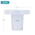 Stonylab Universal Fit Plastic Stoppers, 3-Pack