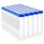 50ml Plastic Centrifuge Tubes with Screw Caps - 50 PCS