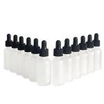 12 PCS 1 oz Frosted Glass Dropper Bottles