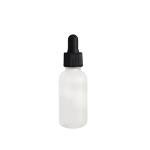 12 PCS 1 oz Frosted Glass Dropper Bottles
