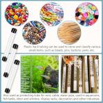 Clear Rigid Plastic Tubing with Caps - 5 Pcs