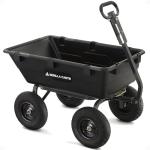 Heavy Duty Utility Dump Wagon with Pneumatic Tires