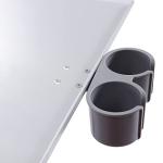 Height Adjustable Medical Mobile Trolley Cart with Wheels