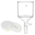 500ml Borosilicate Glass Buchner Funnel with Filter Paper