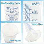 Nexboraque 1000ml Plastic Graduated Cylinder Set