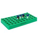 Green Polypropylene Vial Rack for 2mL Autosamplers