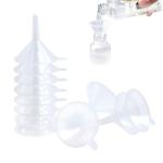 10 Pack Mini Plastic Funnels for Lab and Kitchen