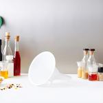 10 Pack Mini Plastic Funnels for Lab and Kitchen