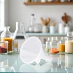 10 Pack Mini Plastic Funnels for Lab and Kitchen