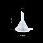 10 Pack Mini Plastic Funnels for Lab and Kitchen