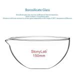 Borosilicate Glass Evaporating Dish, 150 mm