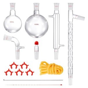 VEVOR 13-Piece Glass Distillation Kit for Labs