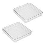 Othmro 100mm Plastic Petri Dishes - 10 Pack