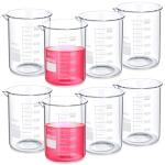 Relaxweex 8-Pack 600 ml Glass Lab Beakers