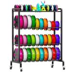 3D Printer Filament Storage Rack on Wheels