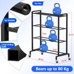 3D Printer Filament Storage Rack on Wheels