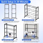 3D Printer Filament Storage Rack on Wheels