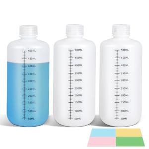 16oz Plastic Reagent Bottles - 3 Pack
