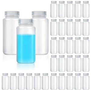 Hoolerry 36 Pcs 16oz Plastic Sample Bottles