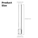 5-Pack 110mm Glass Air Drying Tubes