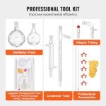 VEVOR 13-Piece Glass Distillation Kit for Labs