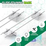 Adjustable Stainless Steel Slide Staining Rack