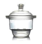 KimLab 16" Glass Desiccator Jar with Plate