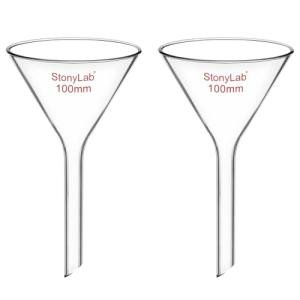 Stonylab 2 Pack Borosilicate Glass Filter Funnels