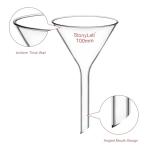Stonylab 2 Pack Borosilicate Glass Filter Funnels
