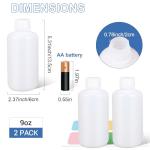 9 oz Leak-proof Lab Reagent Bottles (2-Pack)