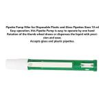 10 ml Manual Pipette Pump - Plastic & Glass