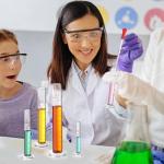 10-Piece Glass Measuring Cylinder Set with Accessories