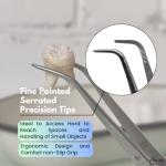 IRIS EYE 4" Stainless Steel Lab Tweezers