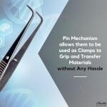 IRIS EYE 4" Stainless Steel Lab Tweezers